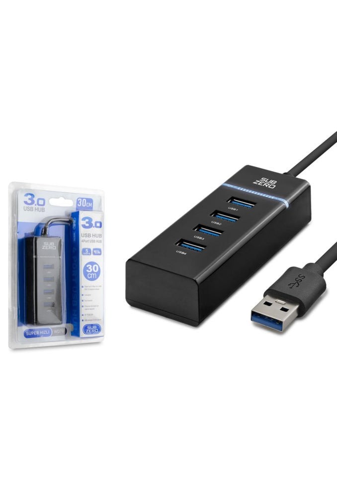 Subzero Wd70 Usb Çoklayıcı 4 Port 3.0