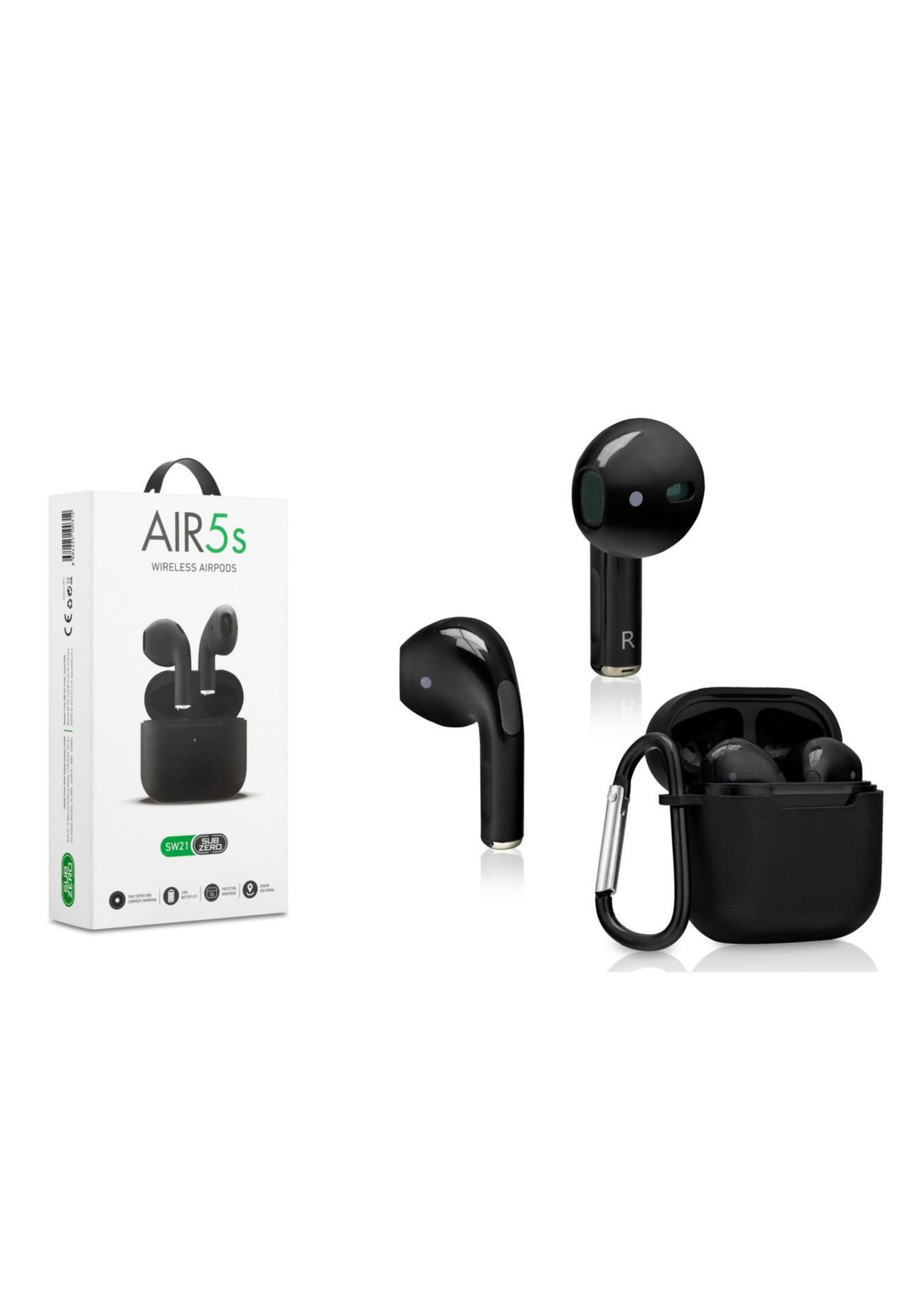 Subzero SW21 AIR5s Siyah Bluetooth Kulaklık