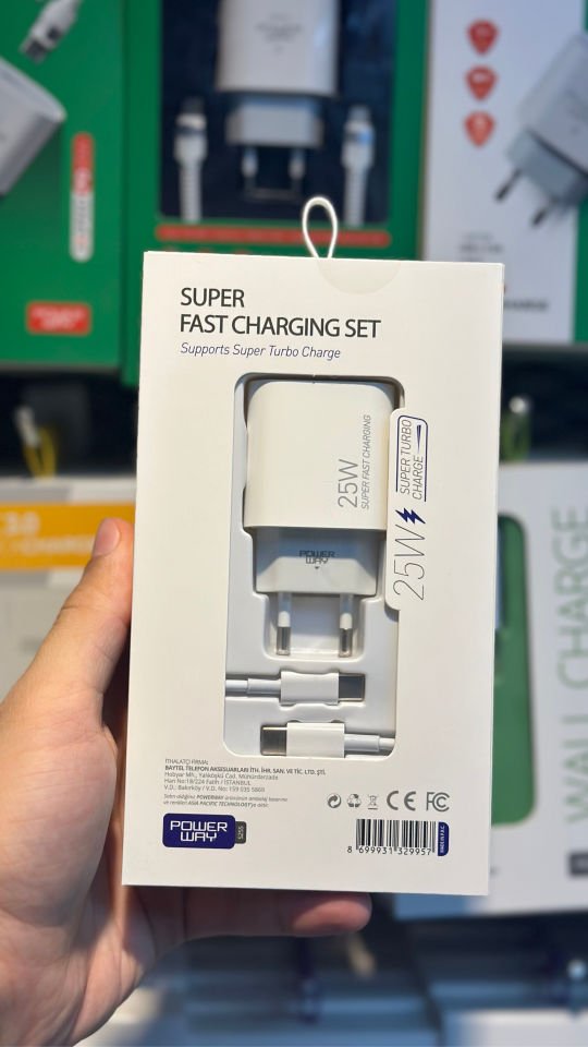 POWERWAY S25S 25W SET ŞARJ ALETİ