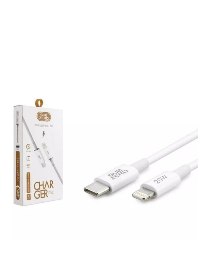 Subzero CL95 20W 1metre Usb-c Ligtning Pd Şarj Kablosu