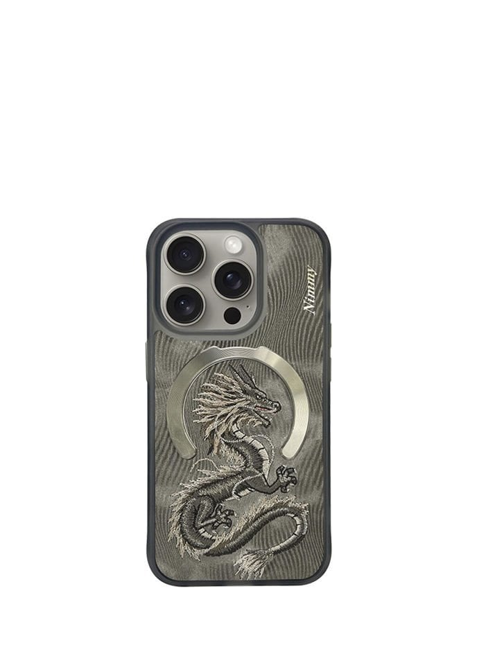 Nimmy iPhone 15 Pro Max Golden Dragon Series Magsafe Telefon Kılıfı