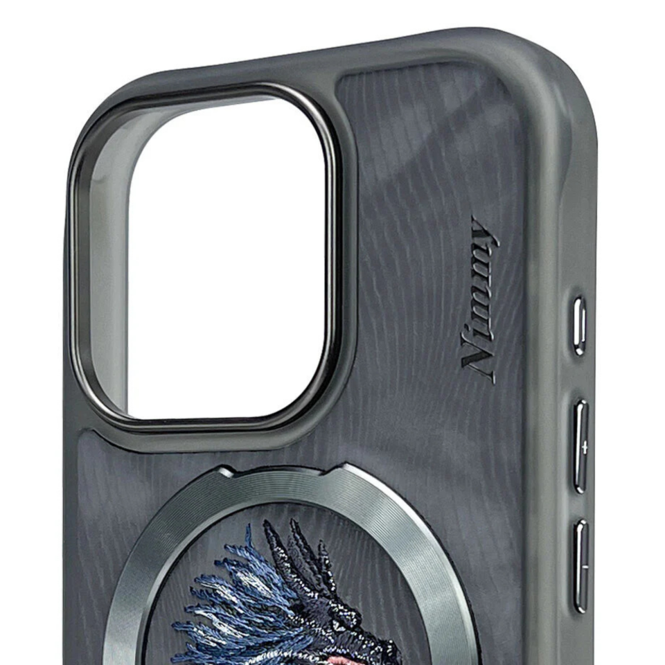 Nimmy iPhone 16 Pro Max Nakışlı Dream Animal Series Magsafe Kılıf – Dragon