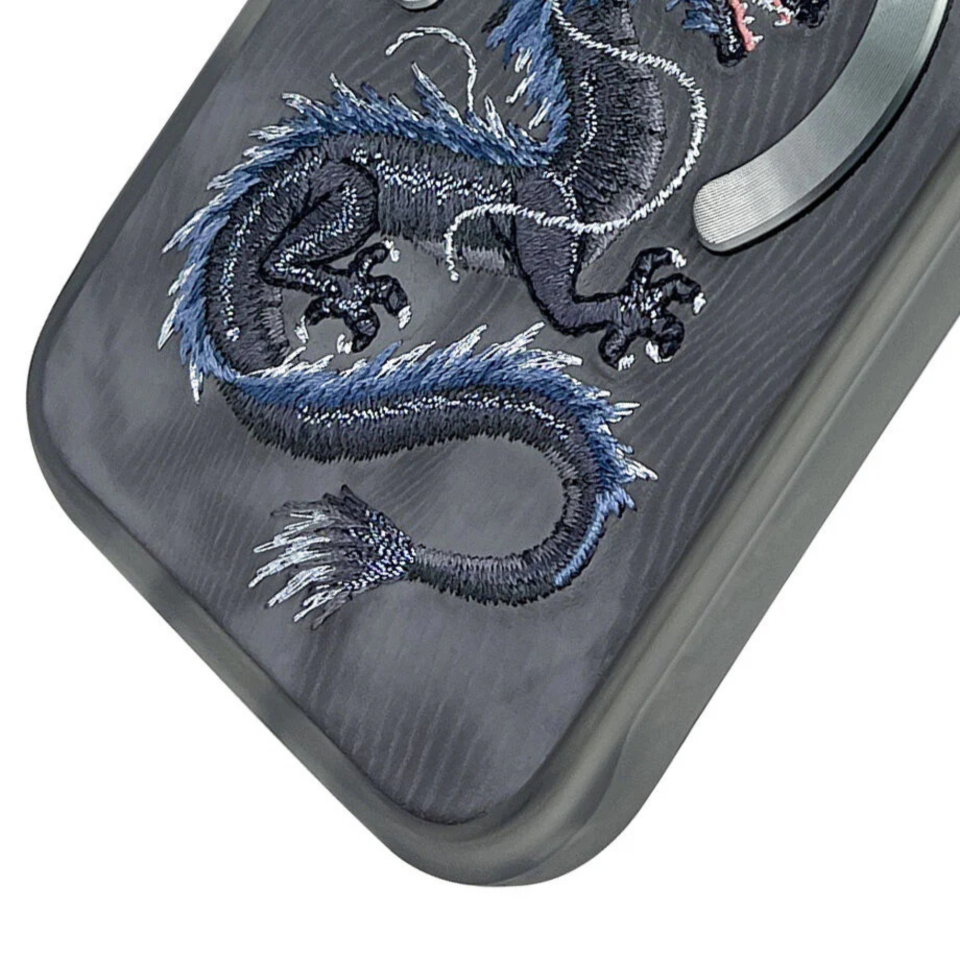 Nimmy iPhone 16 Pro Max Nakışlı Dream Animal Series Magsafe Kılıf – Dragon