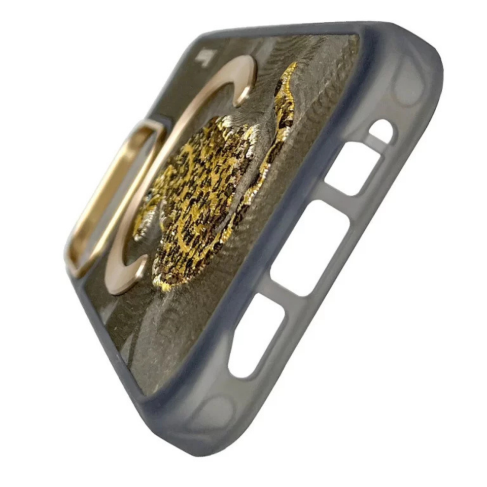 Nimmy iPhone 16 Pro Max Nakışlı Dream Animal Series Magsafe Kılıf – Leopar