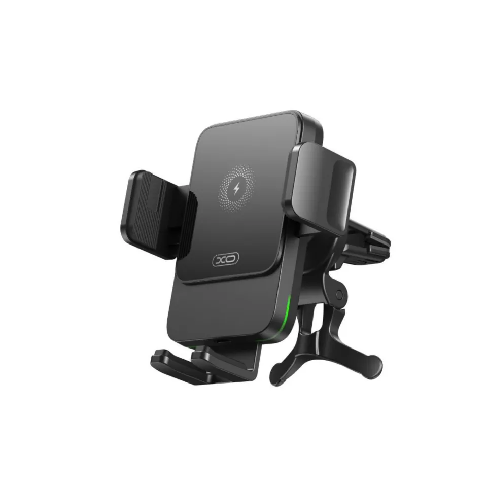XO WX041 15W MagSafe Özellikli Havalandırma Klima Peteği Uyumlu Araç içi Şarj Aleti Telefon Tutucu