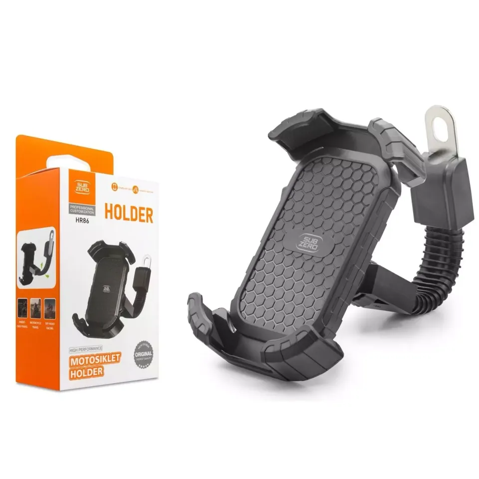 Subzero HR86 Motorsiklet Premium Telefon Tutucu