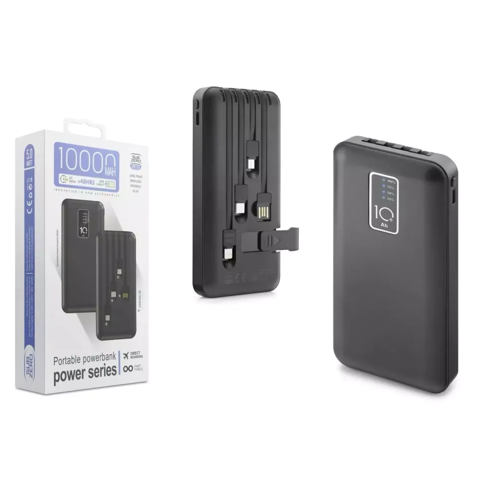 Subzero PR120 10.000 Mah Kablolu Standlı Powerbank