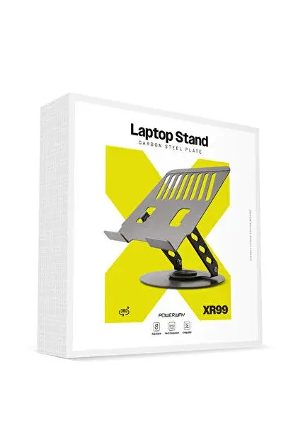 Powerway XR99 Yüksek Kalite Metal Ayarlı Laptop Macbook Uyumlu Notebook Tablet Tutucu Altlık Stand