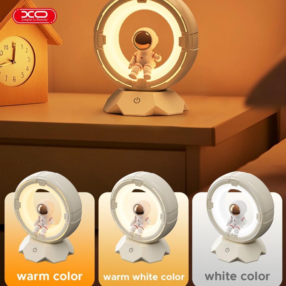 XO Simple is Beauty OZ12 Astronot Temalı Çocuk LED Gece Lambası
