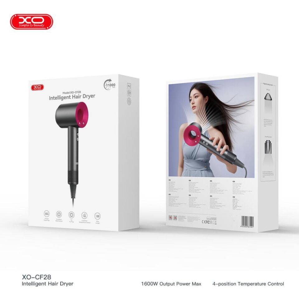 XO CF28 1600 W Akıllı Yüksek Hızlı Saç Kurutma Makinesi