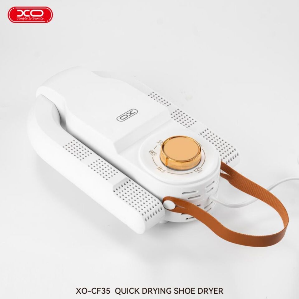XO CF35 Portatif 360 Derece Sıcak Hava İle Antibakteriyel Ayakkabı Kurutucu