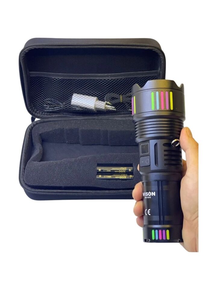 WISON Wıson WS-1010 55W 5500 Lümen Profesyonel Şarj Edilebilir El Feneri