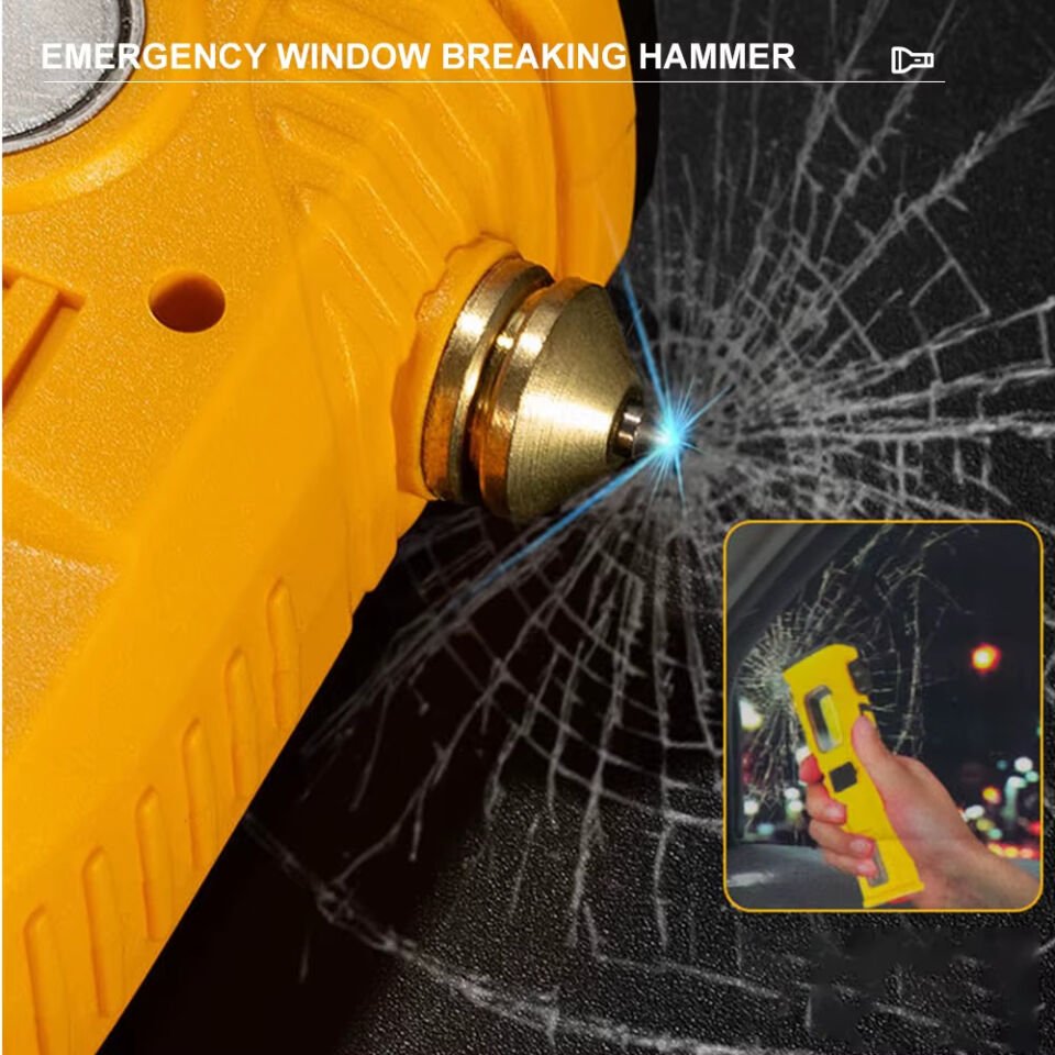 Wison WS-1414 Cam Kıracaklı Dijital Göstergeli Mıknatıslı Şarjlı Acil Durum Tamirci Feneri