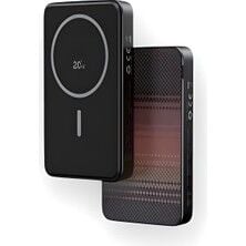 20W Hızlı Şarj Kablosuz Powerbank 10.000mAh | Type-C Giriş & Çıkış | Siyah – Taşınabilir Şarj Aleti