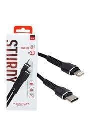 Qc-48 Usb 3.0 Type-c To Lightning Data Ve Ios Şarj Kablosu Qc48 - 1 Powerway Qc-48 Usb 3.0 Type-c To Lightning Data Ve Ios Şarj Kablosu Qc48
