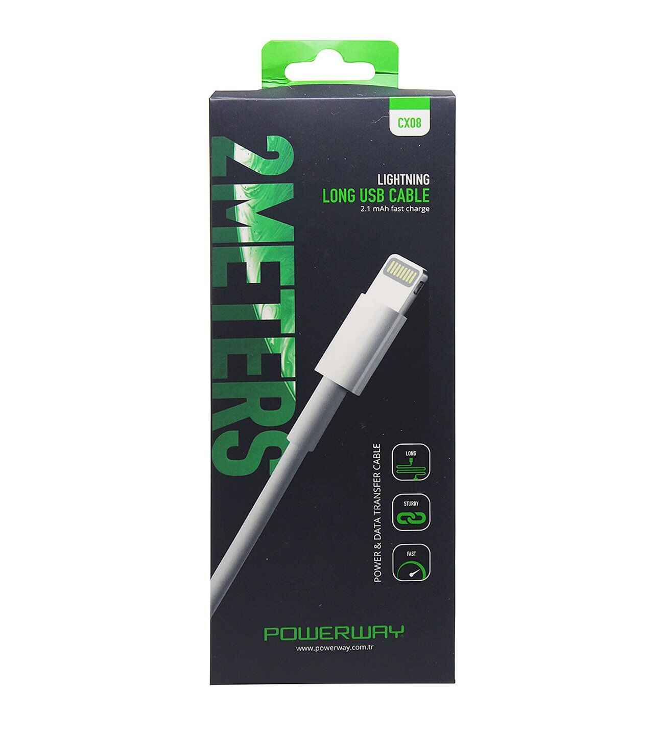 iPhone 2 Metre Hızlı Fast Charge Usb 2,1 Mah Hızlı Şarj