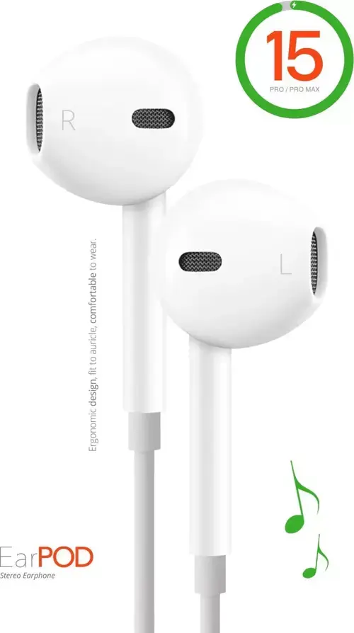 Powerway EardPod iPhone 15 Type-C Kulaklık Usb-C Tüm Cihazlar İle Uyumlu