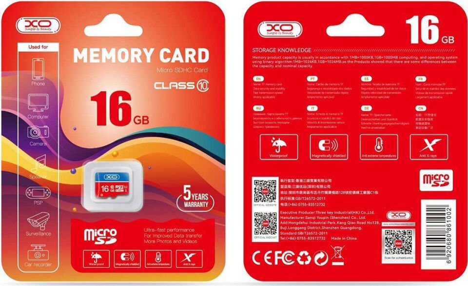 XO 16 Gb Hafıza Kartı