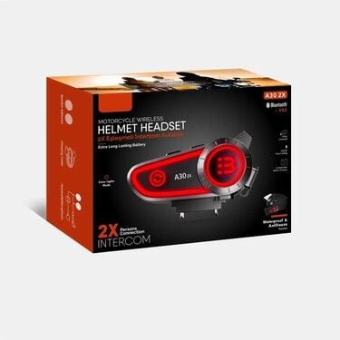 A30 2x Iki Cihaz Eşleşme Özellikli Motosiklet Bluetooth Kask Kulaklığı Interkom Kulaklık