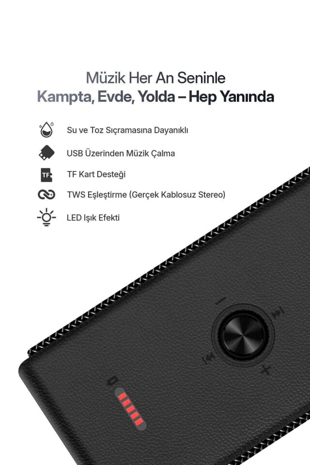 Powerway Cubex Mini Ses Taşınabilir Ses Bombası Kablosuz Bluetooth Hoparlör Speaker Yüksek Ses Çoklu Bağlantı