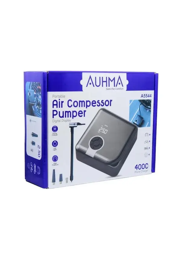A5544 Şarjlı Dijital Lastik Şişirme Pompası