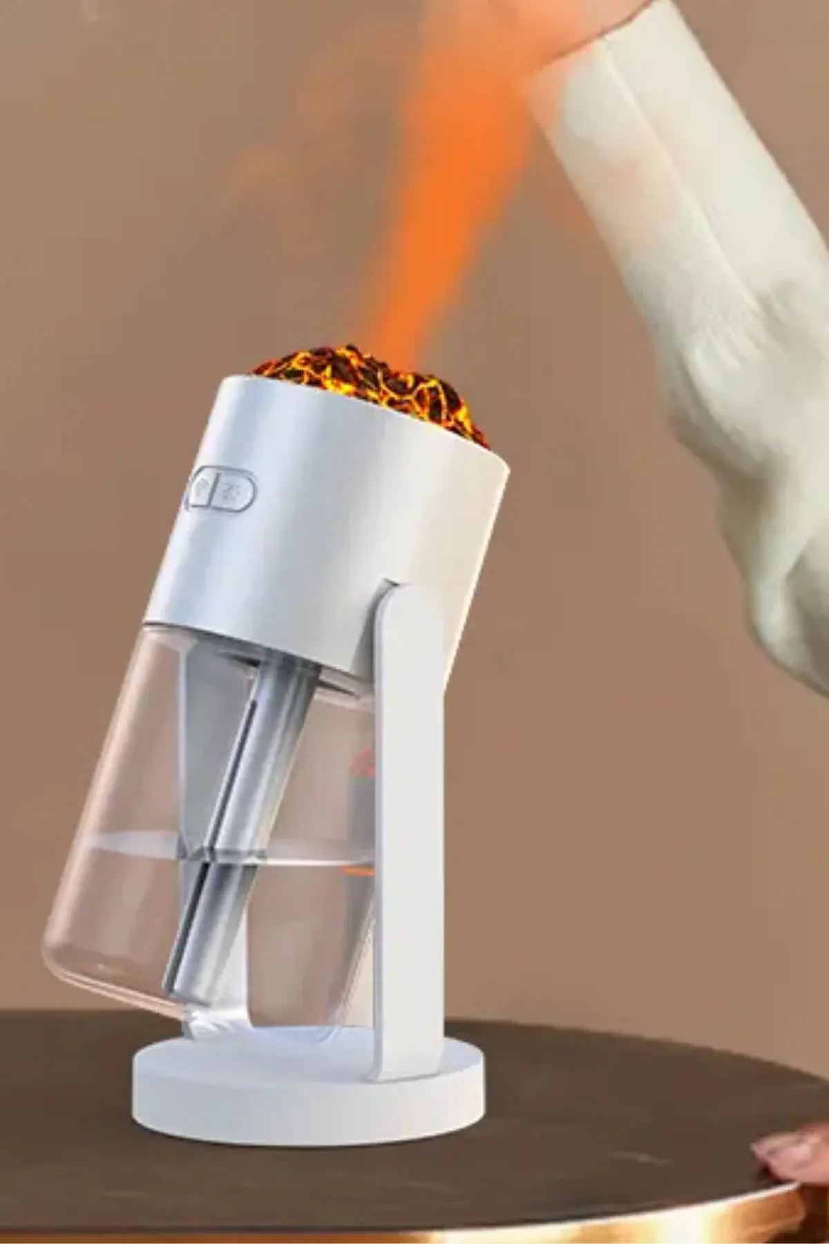 Hava Nemlendirici 3D Alev Lav Simülasyon Buhar Makinesi