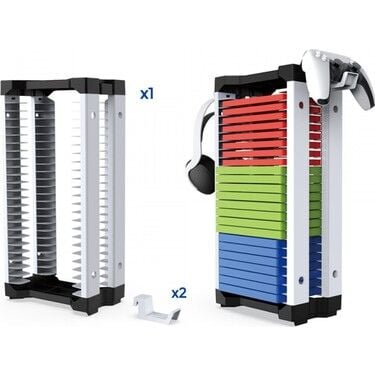 Hepu TY 2847 PS5 Oyun Tutucu Oyun Depolama Düzenleyici