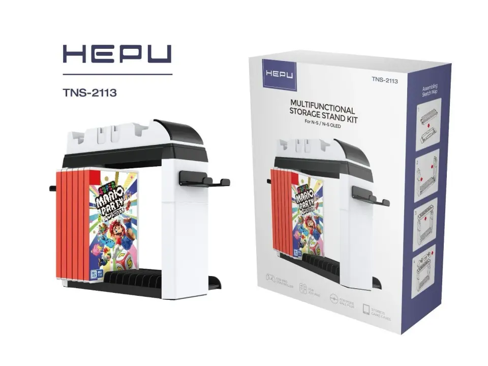 PS5 Oyun Kolu Şarj Standı TNS-2113 – Çiftli Hızlı Şarj LED