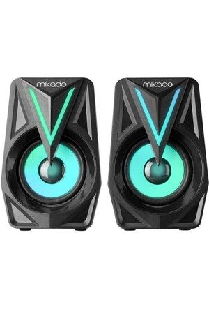 Mikado MD-S23 Glare 3WX2 Siyah USB 2.0 Rgb Speaker